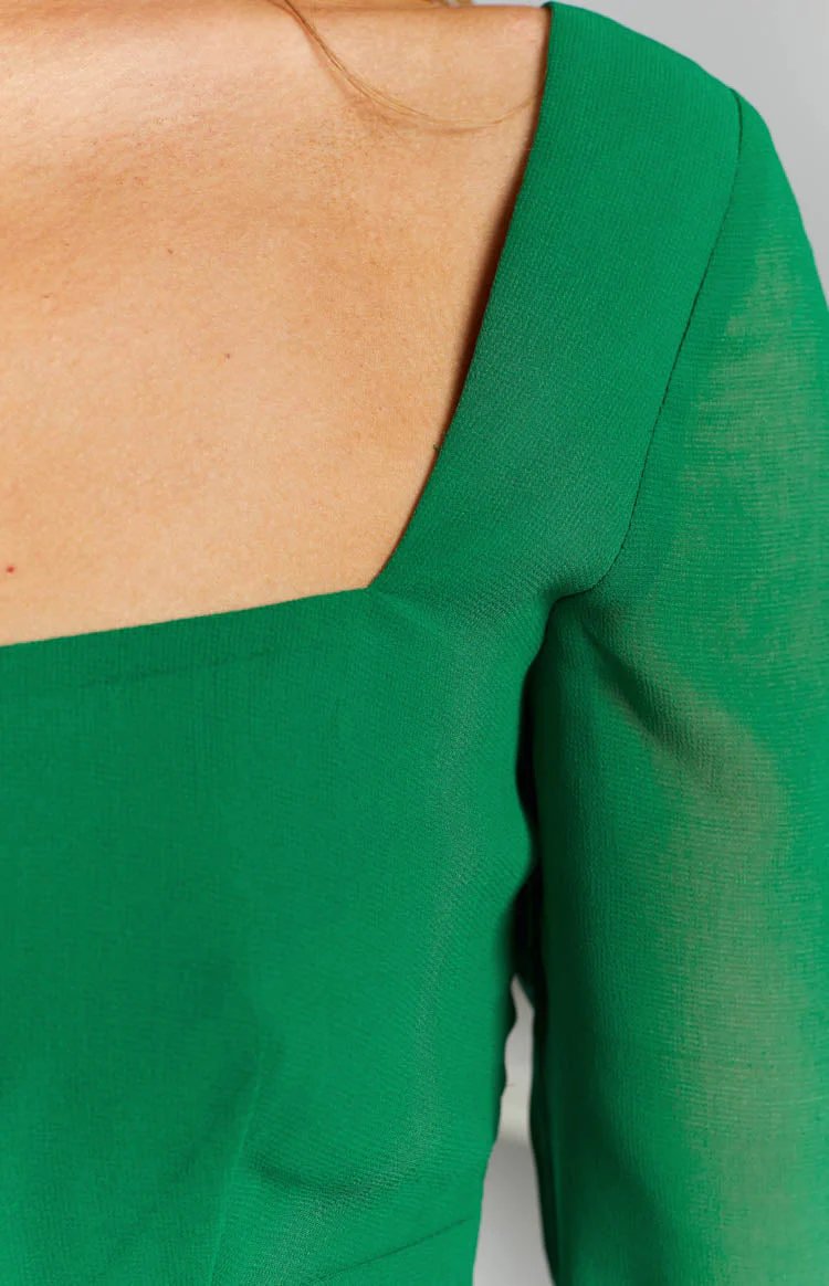 10154-amalfi-green-long-sleeve-lace-up-mini-dress-1.webp