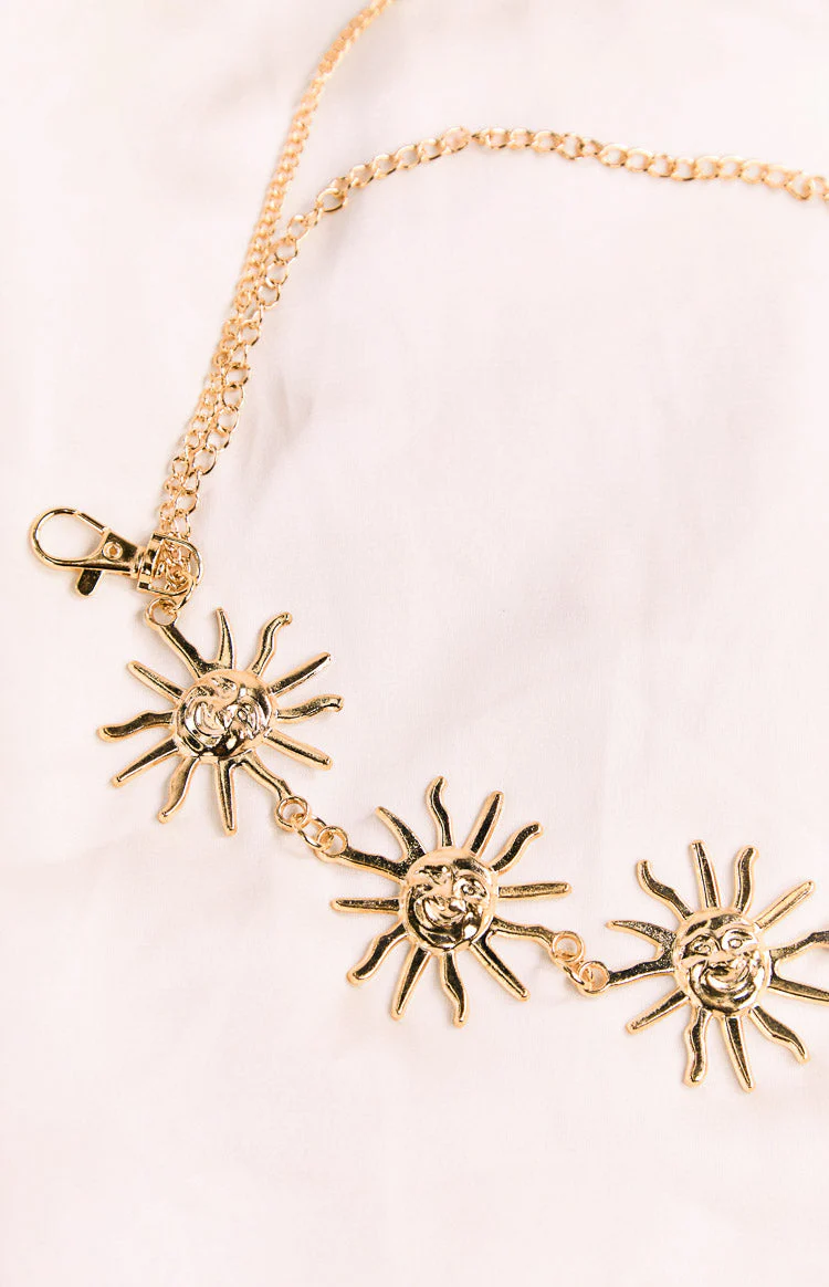 Gold Multi Chain Star Belt
