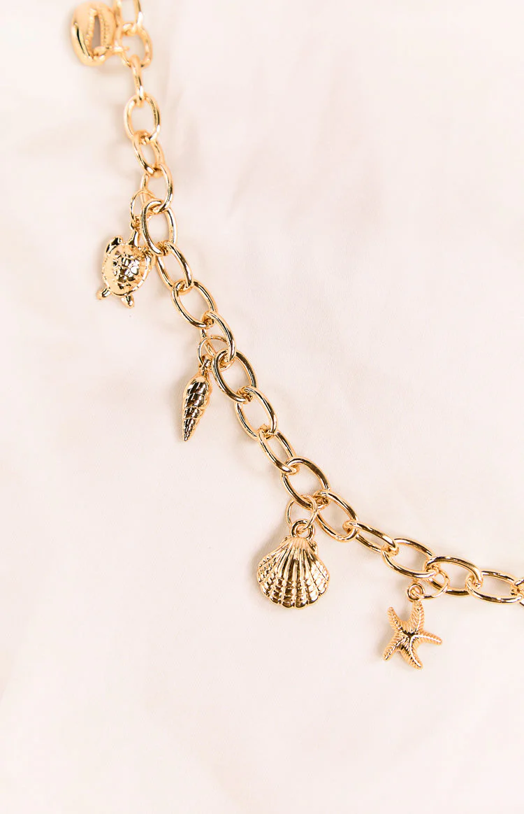 Gold Chain Shell Belt