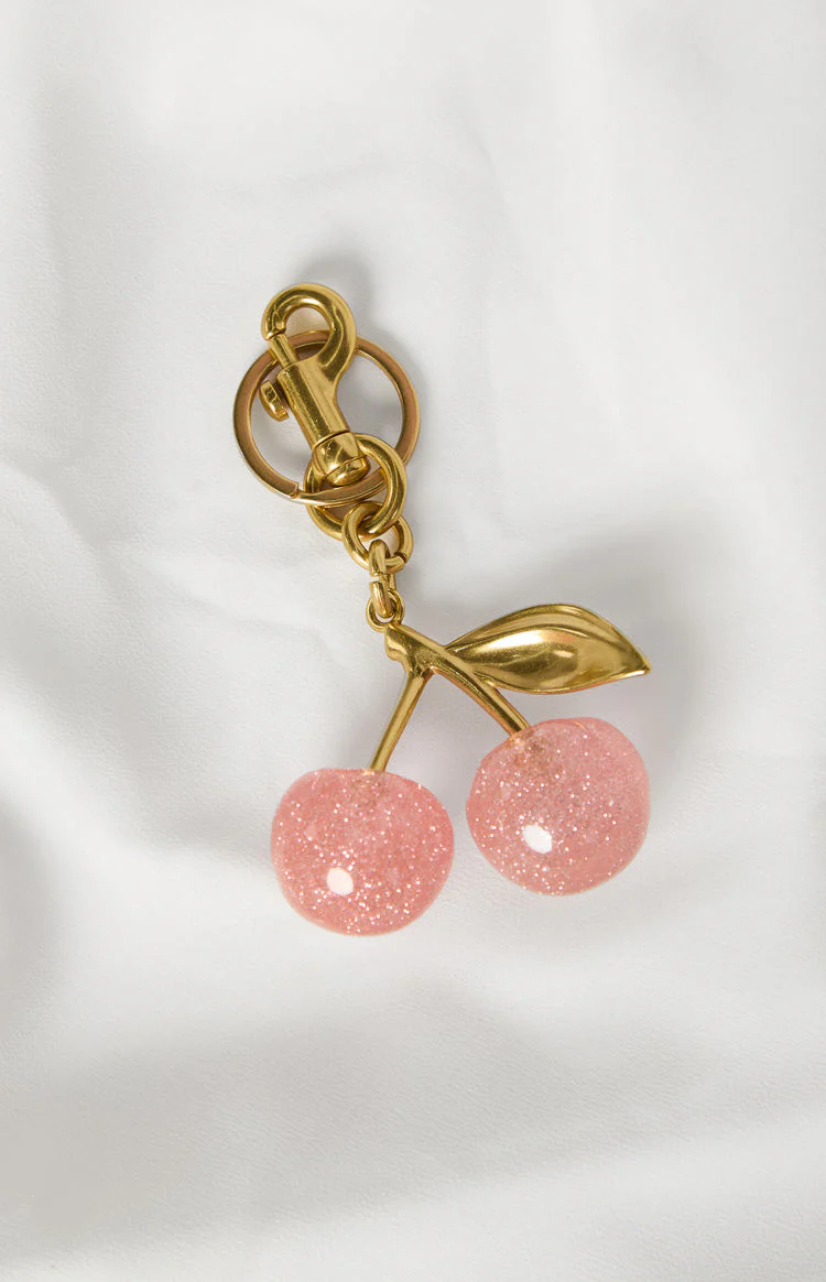 Cherry Pink Keyring