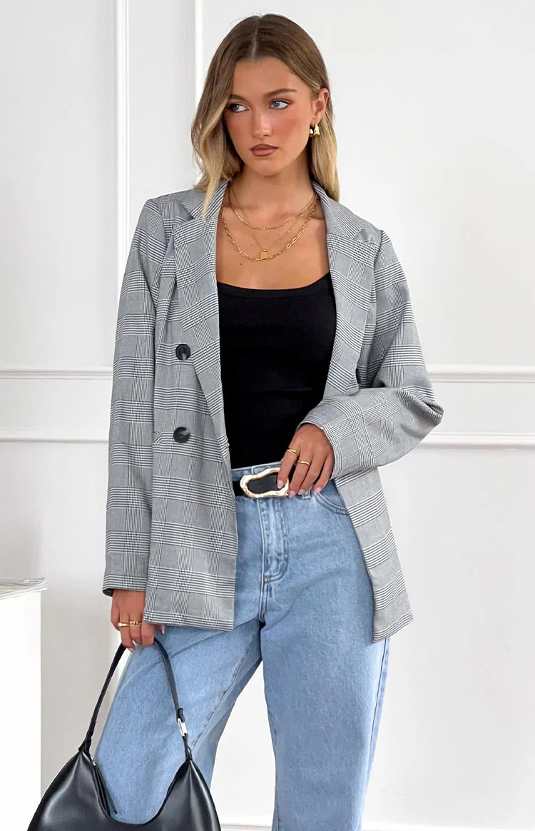 Brooklyn Times Blazer Check