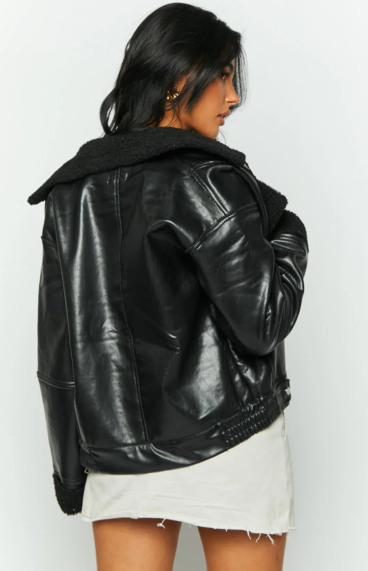 14655-caprani-black-pu-shearling-jacket-1.webp